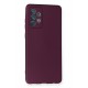 Newface Samsung Galaxy A72 Kılıf Premium Rubber Silikon - Mürdüm Newface Samsung Galaxy A72 Kılıf Premium Rubber Silikon - Mürdüm