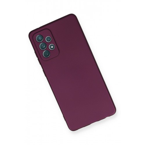 Newface Samsung Galaxy A72 Kılıf Premium Rubber Silikon - Mürdüm Newface Samsung Galaxy A72 Kılıf Premium Rubber Silikon - Mürdüm