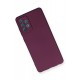 Newface Samsung Galaxy A72 Kılıf Premium Rubber Silikon - Mürdüm Newface Samsung Galaxy A72 Kılıf Premium Rubber Silikon - Mürdüm