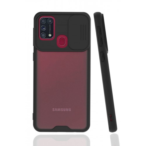 Newface Samsung Galaxy M31 Kılıf Platin Kamera Koruma Silikon - Siyah Newface Samsung Galaxy M31 Kılıf Platin Kamera Koruma Silikon - Siyah