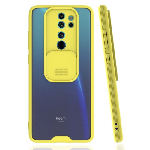 Newface Xiaomi Redmi Note 8 Pro Kılıf Platin Kamera Koruma Silikon - Sarı Newface Xiaomi Redmi Note 8 Pro Kılıf Platin Kamera Koruma Silikon - Sarı
