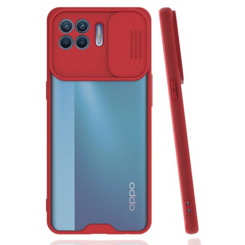 Newface Oppo Reno 4 Lite Kılıf Platin Kamera Koruma Silikon - Kırmızı Newface Oppo Reno 4 Lite Kılıf Platin Kamera Koruma Silikon - Kırmızı