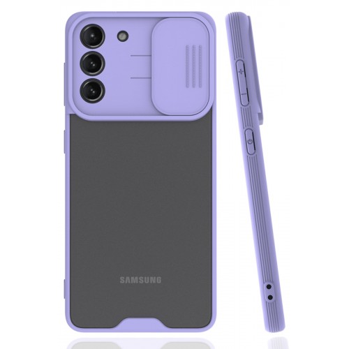Newface Samsung Galaxy S21 Plus Kılıf Platin Kamera Koruma Silikon - Lila Newface Samsung Galaxy S21 Plus Kılıf Platin Kamera Koruma Silikon - Lila