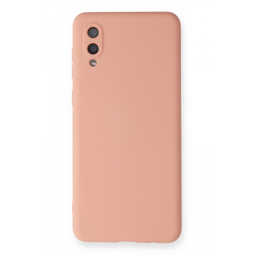 Newface Samsung Galaxy A02 Kılıf Nano içi Kadife Silikon - Pudra Newface Samsung Galaxy A02 Kılıf Nano içi Kadife Silikon - Pudra