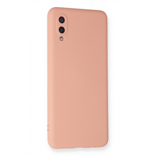 Newface Samsung Galaxy A02 Kılıf Nano içi Kadife Silikon - Pudra Newface Samsung Galaxy A02 Kılıf Nano içi Kadife Silikon - Pudra