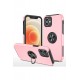 Newface iPhone 12 Mini Kılıf Elit Yüzüklü Kapak - Pembe