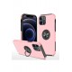 Newface iPhone 12 Pro Max Kılıf Elit Yüzüklü Kapak - Pembe Newface iPhone 12 Pro Max Kılıf Elit Yüzüklü Kapak - Pembe