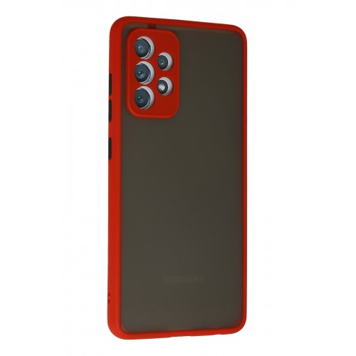 Newface Samsung Galaxy A72 Kılıf Montreal Silikon Kapak - Kırmızı Newface Samsung Galaxy A72 Kılıf Montreal Silikon Kapak - Kırmızı