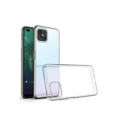 Newface Oppo Reno 4 Lite Kılıf Deluxe 2mm Şeffaf Silikon Newface Oppo Reno 4 Lite Kılıf Deluxe 2mm Şeffaf Silikon