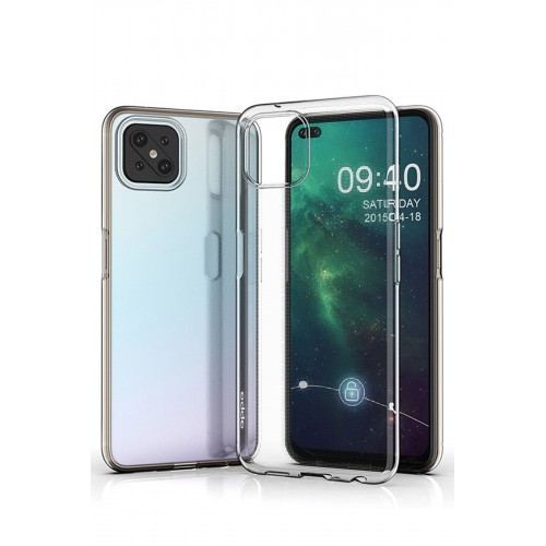 Newface Oppo Reno 4 Lite Kılıf Deluxe 2mm Şeffaf Silikon Newface Oppo Reno 4 Lite Kılıf Deluxe 2mm Şeffaf Silikon