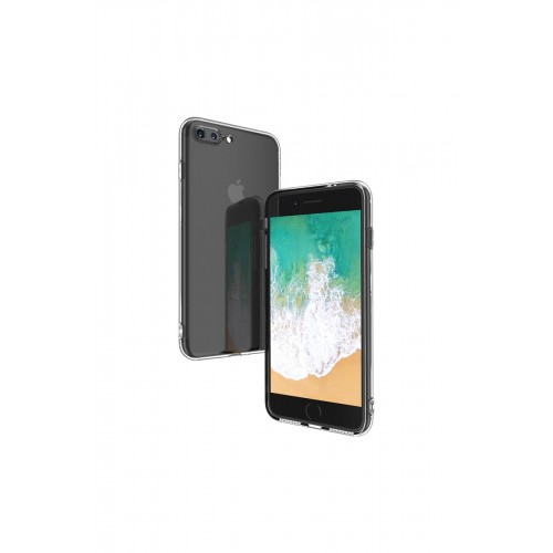 Newface iPhone 7 Plus Kılıf Deluxe 2mm Şeffaf Silikon Newface iPhone 7 Plus Kılıf Deluxe 2mm Şeffaf Silikon