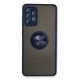 Newface Samsung Galaxy A72 Kılıf Montreal Yüzüklü Silikon Kapak - Lacivert Newface Samsung Galaxy A72 Kılıf Montreal Yüzüklü Silikon Kapak - Lacivert