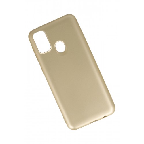 Newface Samsung Galaxy M30S Kılıf Premium Rubber Silikon - Gold Newface Samsung Galaxy M30S Kılıf Premium Rubber Silikon - Gold