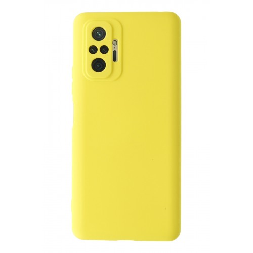 Newface Xiaomi Redmi Note 10 Pro Kılıf Nano içi Kadife Silikon - Sarı Newface Xiaomi Redmi Note 10 Pro Kılıf Nano içi Kadife Silikon - Sarı