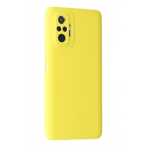 Newface Xiaomi Redmi Note 10 Pro Kılıf Nano içi Kadife Silikon - Sarı Newface Xiaomi Redmi Note 10 Pro Kılıf Nano içi Kadife Silikon - Sarı