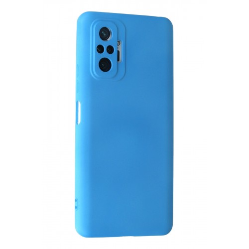 Newface Xiaomi Redmi Note 10 Pro Kılıf Nano içi Kadife Silikon - Mavi Newface Xiaomi Redmi Note 10 Pro Kılıf Nano içi Kadife Silikon - Mavi