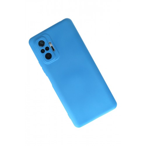 Newface Xiaomi Redmi Note 10 Pro Kılıf Nano içi Kadife Silikon - Mavi Newface Xiaomi Redmi Note 10 Pro Kılıf Nano içi Kadife Silikon - Mavi