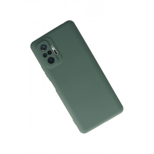 Newface Xiaomi Redmi Note 10 Pro Kılıf Nano içi Kadife Silikon - Koyu Yeşil Newface Xiaomi Redmi Note 10 Pro Kılıf Nano içi Kadife Silikon - Koyu Yeşil