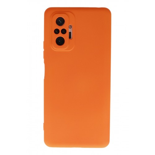 Newface Xiaomi Redmi Note 10 Pro Kılıf Nano içi Kadife Silikon - Turuncu Newface Xiaomi Redmi Note 10 Pro Kılıf Nano içi Kadife Silikon - Turuncu