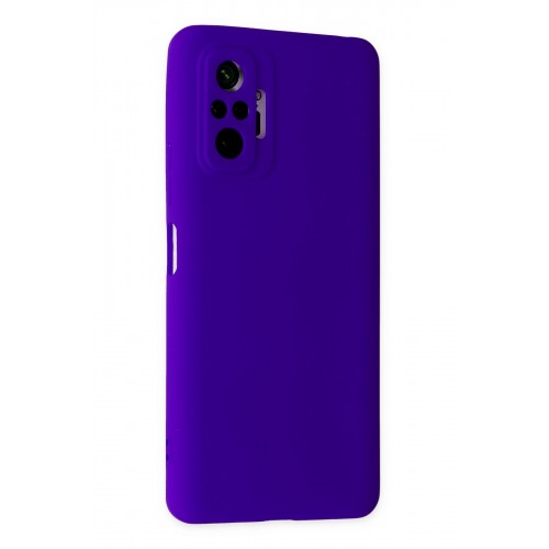 Newface Xiaomi Redmi Note 10 Pro Kılıf Nano içi Kadife Silikon - Mor Newface Xiaomi Redmi Note 10 Pro Kılıf Nano içi Kadife Silikon - Mor