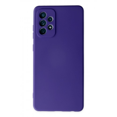 Newface Samsung Galaxy A32 Kılıf Nano içi Kadife Silikon - Mor Newface Samsung Galaxy A32 Kılıf Nano içi Kadife Silikon - Mor