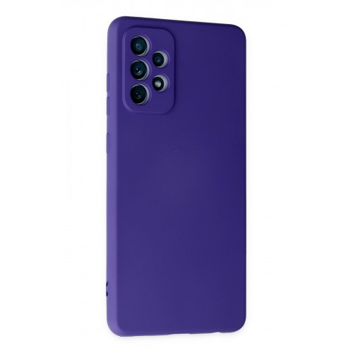 Newface Samsung Galaxy A32 Kılıf Nano içi Kadife Silikon - Mor Newface Samsung Galaxy A32 Kılıf Nano içi Kadife Silikon - Mor