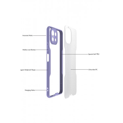 Newface Xiaomi Mİ 11 Lite Kılıf Platin Silikon - Siyah Newface Xiaomi Mİ 11 Lite Kılıf Platin Silikon - Siyah