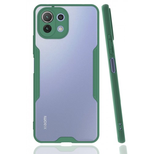 Newface Xiaomi Mİ 11 Lite Kılıf Platin Silikon - Yeşil Newface Xiaomi Mİ 11 Lite Kılıf Platin Silikon - Yeşil