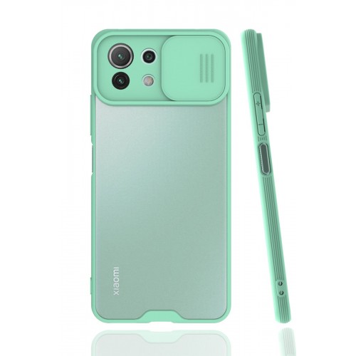 Newface Xiaomi Mİ 11 Lite Kılıf Platin Kamera Koruma Silikon - Açık Yeşil Newface Xiaomi Mİ 11 Lite Kılıf Platin Kamera Koruma Silikon - Açık Yeşil