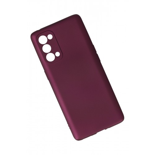Newface Oppo Reno 5 Kılıf Premium Rubber Silikon - Mürdüm Newface Oppo Reno 5 Kılıf Premium Rubber Silikon - Mürdüm
