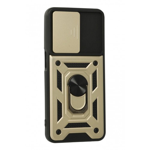 Newface Oppo A54 4G Kılıf Pars Lens Yüzüklü Silikon - Gold Newface Oppo A54 4G Kılıf Pars Lens Yüzüklü Silikon - Gold