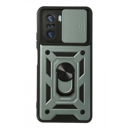 Newface Xiaomi Redmi K40 Kılıf Pars Lens Yüzüklü Silikon - Yeşil Newface Xiaomi Redmi K40 Kılıf Pars Lens Yüzüklü Silikon - Yeşil