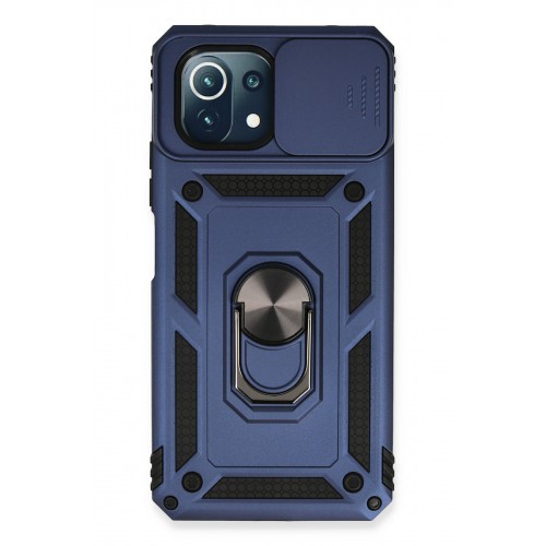 Newface Xiaomi Mİ 11 Lite Kılıf Pars Lens Yüzüklü Silikon - Lacivert Newface Xiaomi Mİ 11 Lite Kılıf Pars Lens Yüzüklü Silikon - Lacivert