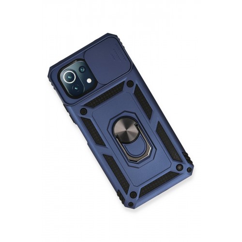 Newface Xiaomi Mİ 11 Lite Kılıf Pars Lens Yüzüklü Silikon - Lacivert Newface Xiaomi Mİ 11 Lite Kılıf Pars Lens Yüzüklü Silikon - Lacivert