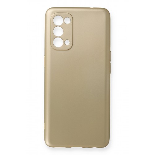 Newface Oppo Reno 5 Pro Kılıf Premium Rubber Silikon - Gold Newface Oppo Reno 5 Pro Kılıf Premium Rubber Silikon - Gold