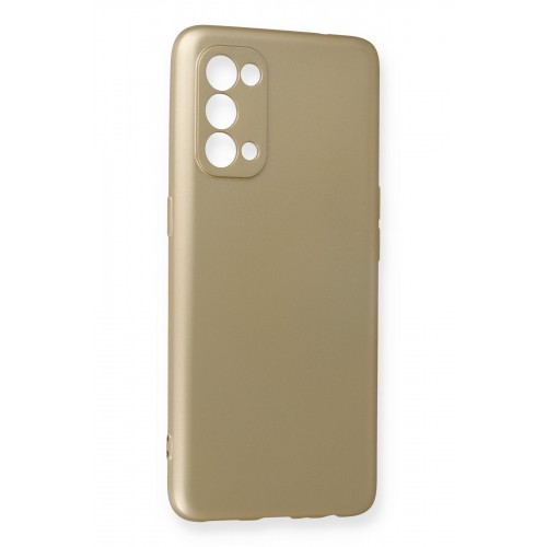 Newface Oppo Reno 5 Pro Kılıf Premium Rubber Silikon - Gold Newface Oppo Reno 5 Pro Kılıf Premium Rubber Silikon - Gold
