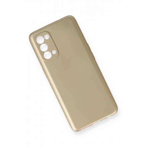 Newface Oppo Reno 5 Pro Kılıf Premium Rubber Silikon - Gold Newface Oppo Reno 5 Pro Kılıf Premium Rubber Silikon - Gold