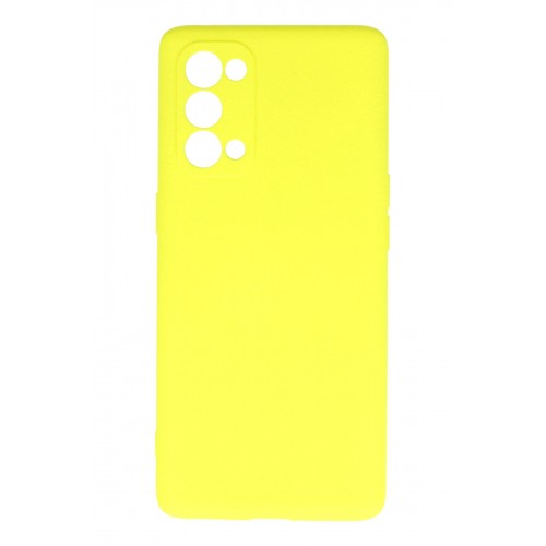 Newface Oppo Reno 5 Pro Kılıf Premium Rubber Silikon - Sarı Newface Oppo Reno 5 Pro Kılıf Premium Rubber Silikon - Sarı
