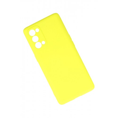 Newface Oppo Reno 5 Pro Kılıf Premium Rubber Silikon - Sarı Newface Oppo Reno 5 Pro Kılıf Premium Rubber Silikon - Sarı