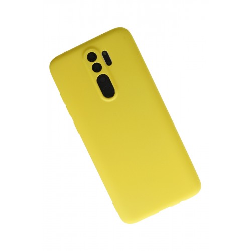 Newface Xiaomi Redmi Note 8 Pro Kılıf Premium Rubber Silikon - Sarı Newface Xiaomi Redmi Note 8 Pro Kılıf Premium Rubber Silikon - Sarı