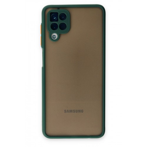 Newface Samsung Galaxy M12 Kılıf Montreal Silikon Kapak - Yeşil Newface Samsung Galaxy M12 Kılıf Montreal Silikon Kapak - Yeşil
