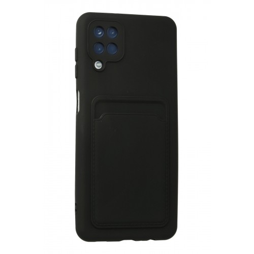 Newface Samsung Galaxy M12 Kılıf Kelvin Kartvizitli Silikon - Siyah Newface Samsung Galaxy M12 Kılıf Kelvin Kartvizitli Silikon - Siyah