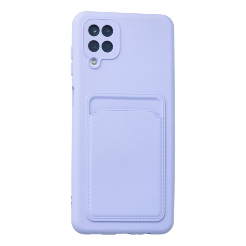 Newface Samsung Galaxy M12 Kılıf Kelvin Kartvizitli Silikon - Lila Newface Samsung Galaxy M12 Kılıf Kelvin Kartvizitli Silikon - Lila