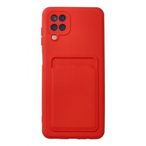 Newface Samsung Galaxy M12 Kılıf Kelvin Kartvizitli Silikon - Kırmızı Newface Samsung Galaxy M12 Kılıf Kelvin Kartvizitli Silikon - Kırmızı