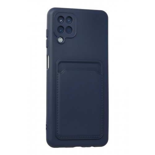 Newface Samsung Galaxy M12 Kılıf Kelvin Kartvizitli Silikon - Lacivert Newface Samsung Galaxy M12 Kılıf Kelvin Kartvizitli Silikon - Lacivert