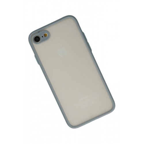 Newface iPhone 7 Kılıf Montreal Silikon Kapak - Gri Newface iPhone 7 Kılıf Montreal Silikon Kapak - Gri