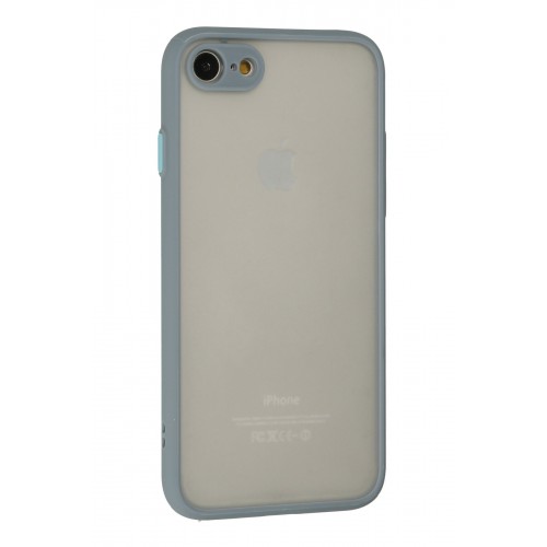 Newface iPhone 7 Kılıf Montreal Silikon Kapak - Gri Newface iPhone 7 Kılıf Montreal Silikon Kapak - Gri