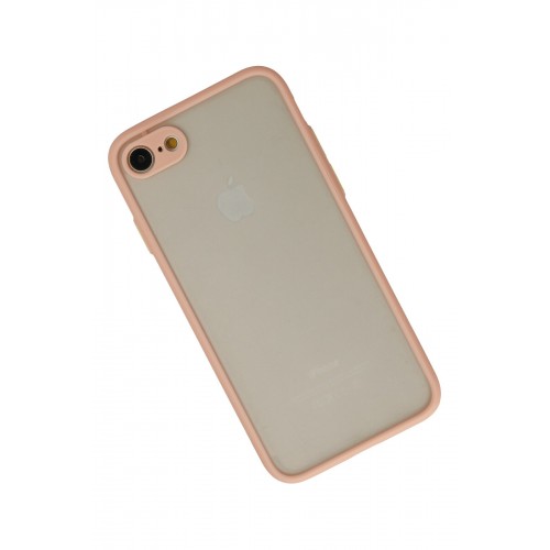 Newface iPhone 8 Kılıf Montreal Silikon Kapak - Pembe Newface iPhone 8 Kılıf Montreal Silikon Kapak - Pembe