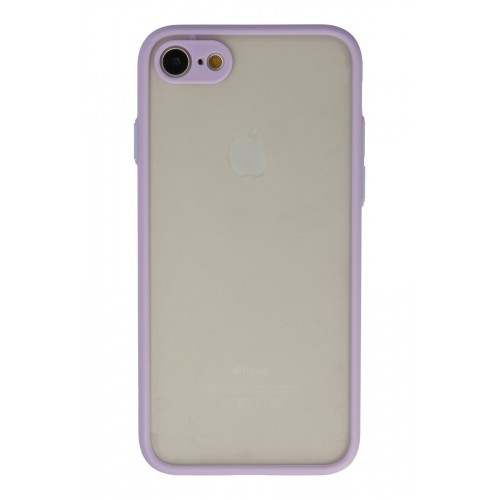 Newface iPhone 8 Kılıf Montreal Silikon Kapak - Mor Newface iPhone 8 Kılıf Montreal Silikon Kapak - Mor