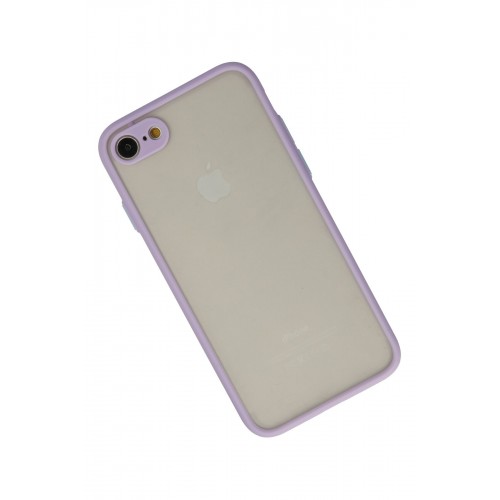 Newface iPhone 8 Kılıf Montreal Silikon Kapak - Mor Newface iPhone 8 Kılıf Montreal Silikon Kapak - Mor